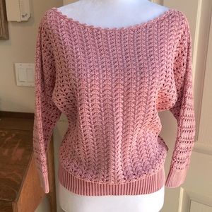 Free People sweater, sunbleached mauve pink. NWOT